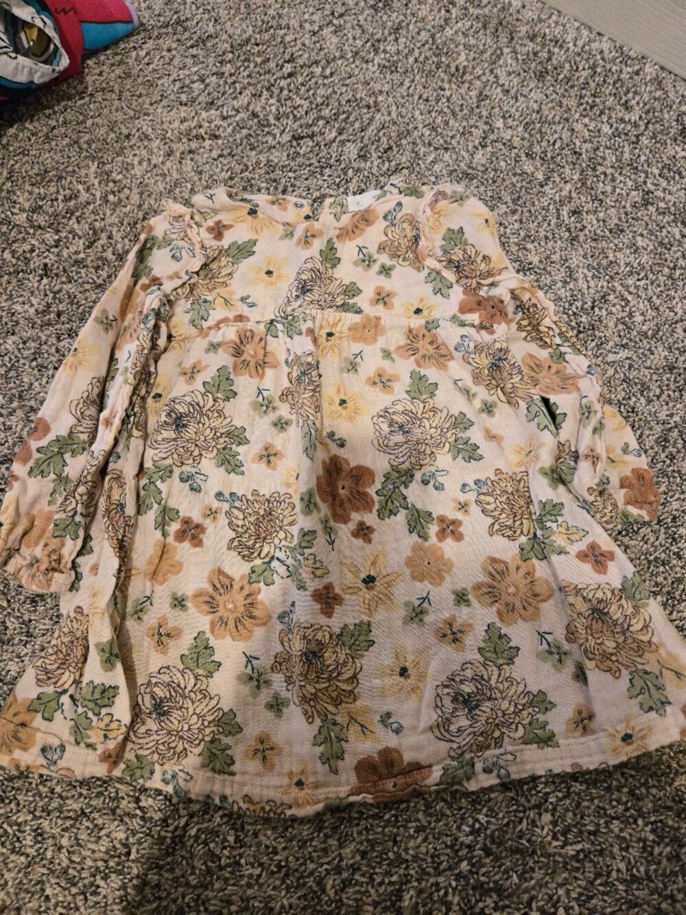 Angel Dear Floral Print Dress 3T